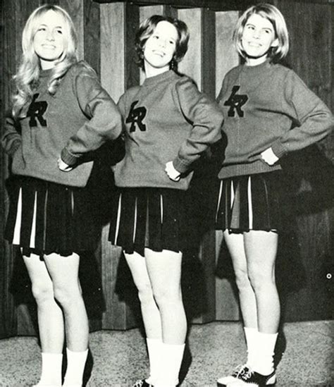 vintage everyday bandw photographs of cheerleaders in 1960s 70s cheerleading cheerleading