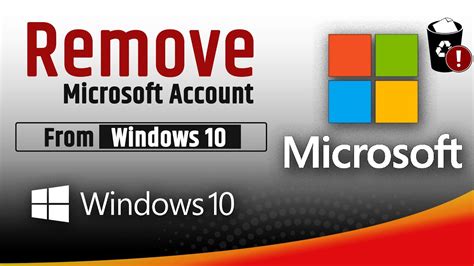 How To Remove My Microsoft Account From Windows 10 Delete Microsoft