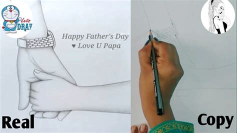 Doms ( zoom ultimate dark ) 2. Farjana Drawing Academy Father's day drawing pencil sketch ...