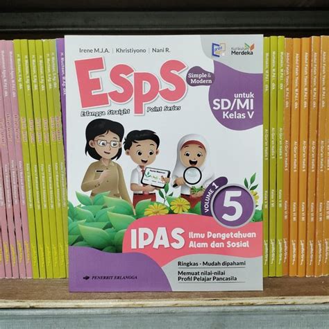 Jual Original Esps Ipas Vol1and Vol2 Kelas 5 Sdmi Kurikulum Merdeka