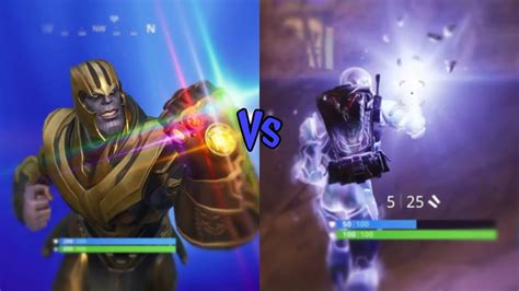 Thanos Vs Average Fortnite Player Fortnite Youtube
