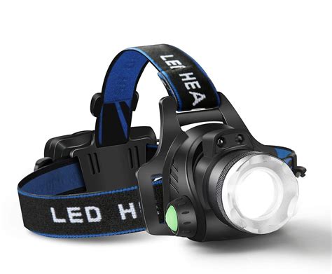 Led Head Torch Headlamp 800 Lumens Head Torches With 3 Light Modes