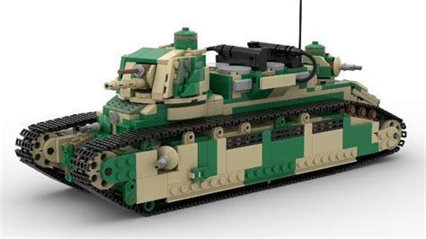135 Char 2c French Super Heavy Tank From Bricklink Studio Bricklink