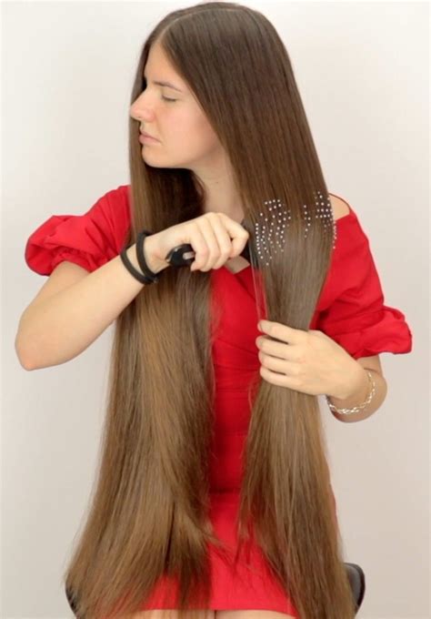 Video Red Dress Black Brush Long Hair Styles Thick Hair Styles