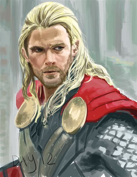 Artstation Portrait Of Thor