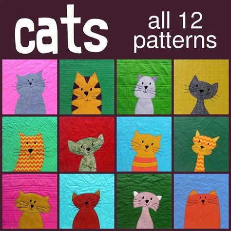 Cats Quilt Pattern Free Motion Quilt Designs Free Motion Quilting