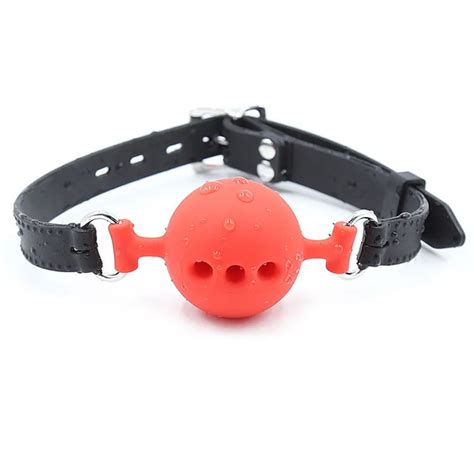 3 hole silicone gag ball bdsm bondage restraints adult games fetish open mouth gag sex toys for