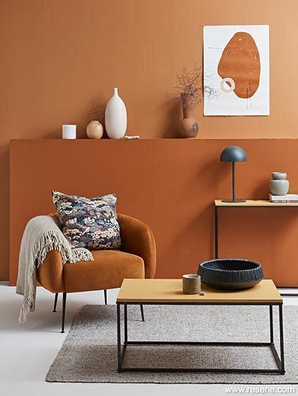 Terracotta Colour Trends Cosiness Optimism Energy Living Room