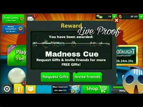 8 ball pool reward sites give you free unlimited pool coins, cash, and rewards daily. GET FREE 🔥MADNESS CUE🔥 NEW REWARD LINK 8 BALL POOL - YouTube