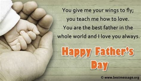 inspirational fathers day messages and greetings images photos