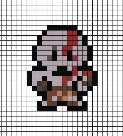 A Pixel Art Template Of The Sony Playstation Exclusive Video Game God