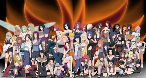 Download Naruto Harem Puter Wallpaper Desktop Background By Lisah3