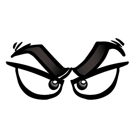 Eye Clipart Pair Angry Eyes Vector Png Transparent Png Full Size