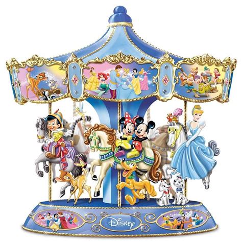 Bradford Exchange Walt Disneys Classic Characters Musical Carousel