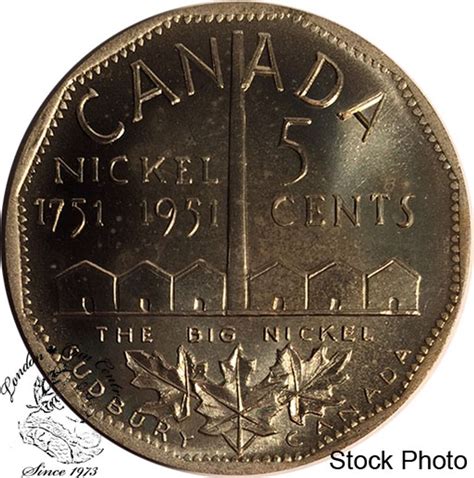 Canada 1751 1951 The Big Nickel Sudbury Medallion In Nickel