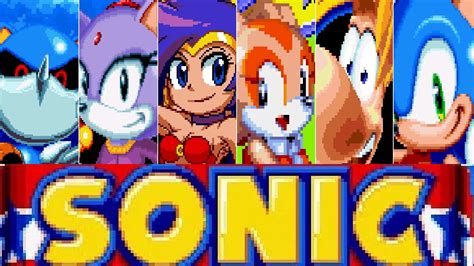 Every Character In Sonic Mania Youtube