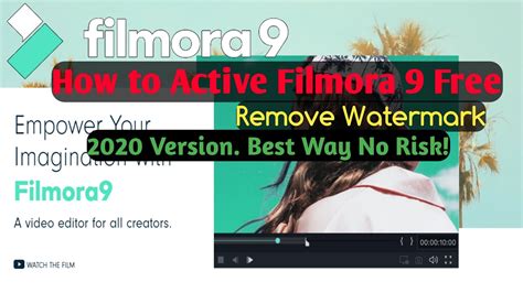 Filmora is one of the best video editors that can create a stunning video. How to Active Filmora 9 For Free || Remove Watermark || No ...