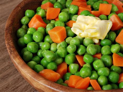 Recette santé Carottes et petits pois exquis