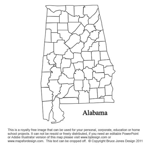 Alabama County Map Printable Printable Word Searches