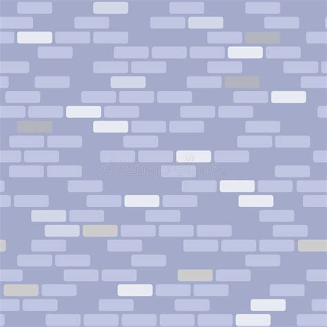Brick Wall Seamless Pattern Gray Brickwork Repeating Texture Bricks