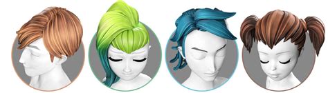 3d Toon Hair