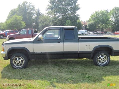 1996 Dodge Dakota Slt Extended Cab 4x4 In Moss Green Pearl Metallic