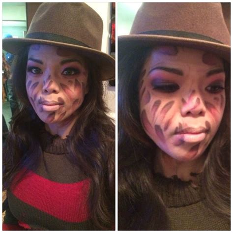 Sexy Freddy Krueger Halloween Makeup You Don T Need Any Special Fx For This Ma Freddie