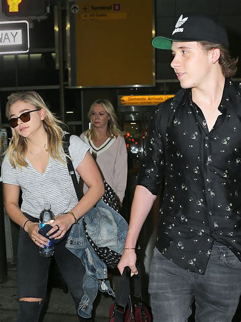 brooklyn beckham and chloe moretz step out with matching rings