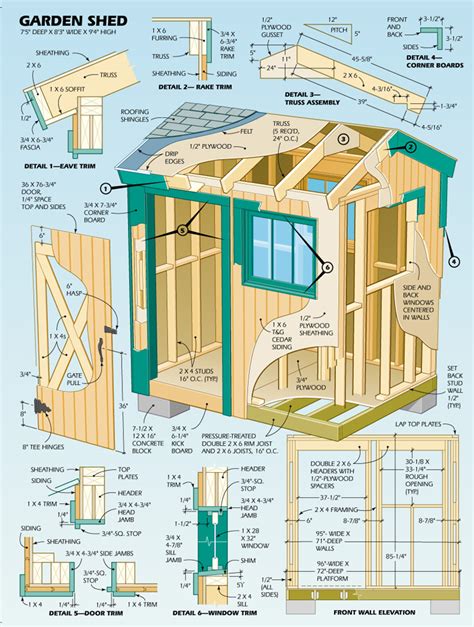 6x8 Shed Plans Free
