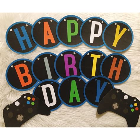 Nintendo Switch Personalized Birthday Banner Free To Add The Name Of