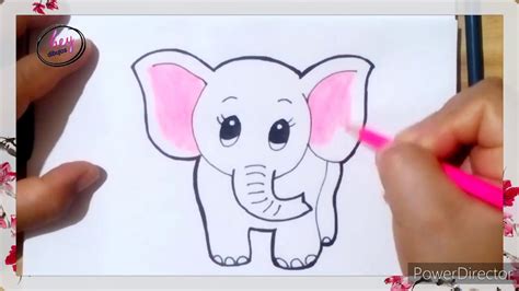 Cómo Dibujar Un Elefante Paso A Paso How To Draw An Elefant Youtube