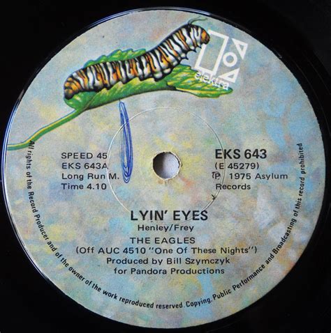 Eagles Lyin Eyes 1975 Vinyl Discogs
