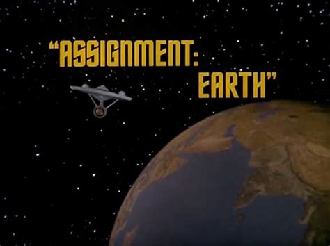 Star Trek Assignment Earth Tv Episode 1968 Imdb