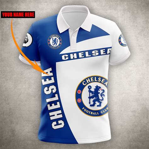 Chelsea Fc Custom Name Polo Shirt V1