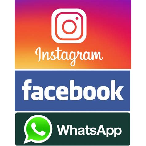 Lista 104 Foto Logos De Facebook Instagram Y Whatsapp Lleno 09 2023