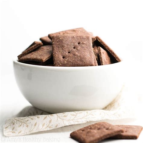 Grainless graham crackers taste amazing and use much healthier ingredients than traditional graham crackers. Healthy Mini Chocolate Graham Crackers {Recipe Video ...