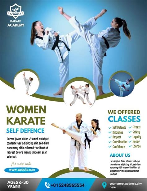 Karate Poster Karate Karate Academy Karate School