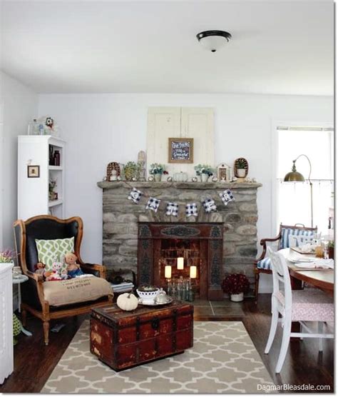 Fall Home Tour Of Our Blue Cottage Dagmar Bleasdale