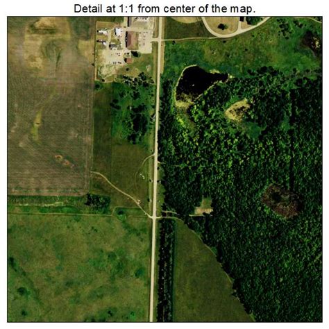 Aerial Photography Map Of Fort Totten Nd North Dakota