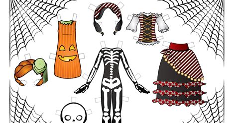 Paper Doll School Halloween Wardrobe Part 2