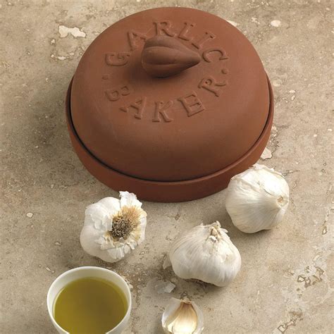 Garlic Baker Terra Cotta The Seasoned Gourmet