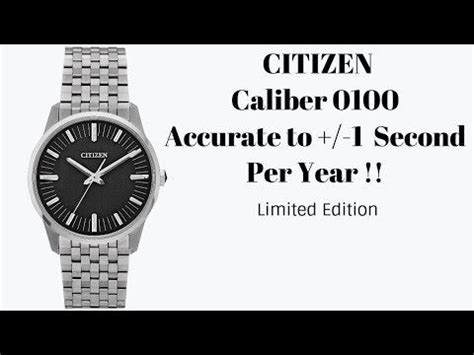 Most Accurate Watch Ever Citizen Caliber 0100 ECO-DRIVE ...