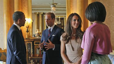 Obamas Receive A Right Royal Meeting With The Newlyweds