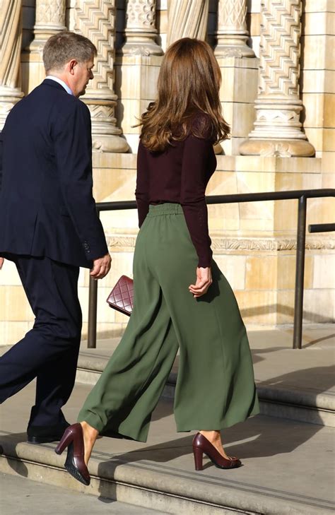 Kate Middleton Wears Jigsaw Pants And Warehouse Sweater Popsugar