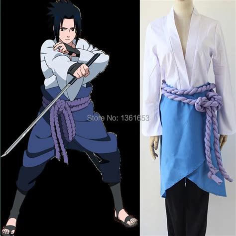Anime Naruto Cosplay Shippuden Sasuke Uchiha 3 Generation Cos Clothes