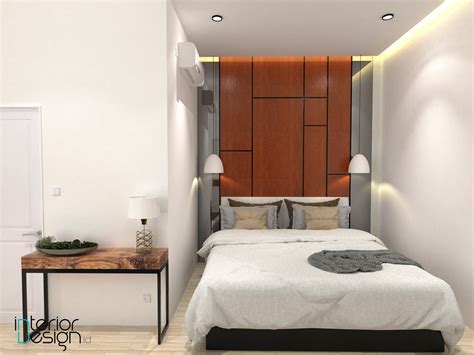 Tidak sulit menjadikan kamar tidur kecil atau kamar minimalis terlihat lebih luas dan nyaman. Kamar Tidur Lt.1 - Lamongan, Jawa Timur | InteriorDesign.id