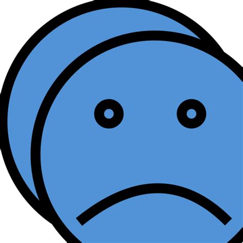 Blue Sad Face Png Svg Clip Art For Web Download Clip Art Png Icon Arts