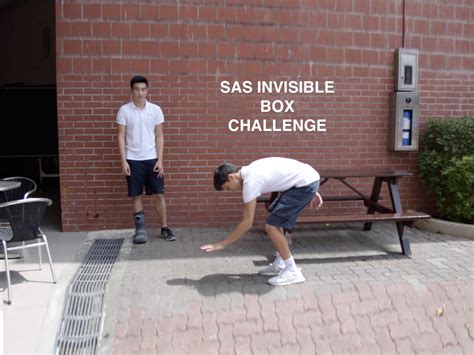 Sas Steps Up To The Invisible Box Challenge The Eye