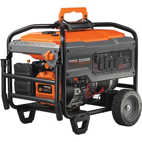 Generac Portable Generator — 8125 Surge Watts 6500 Rated Watts