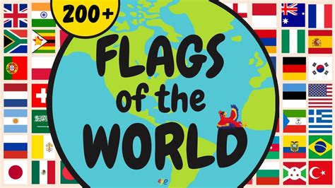 Learn The Country Flags Of The World Learn The World Flags For Kids